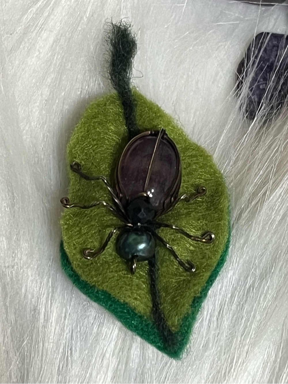 Handmade Insect Brooch - Picture 4 of 7
